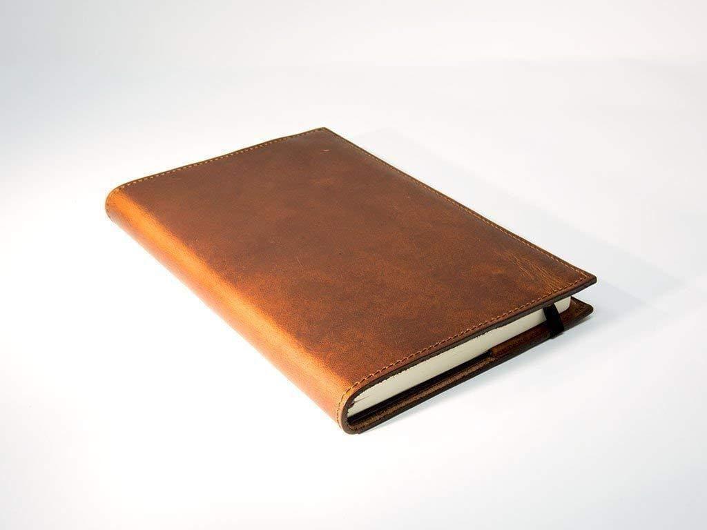 Horween Leather Moleskine Classic Notebook Cover - Chestnut