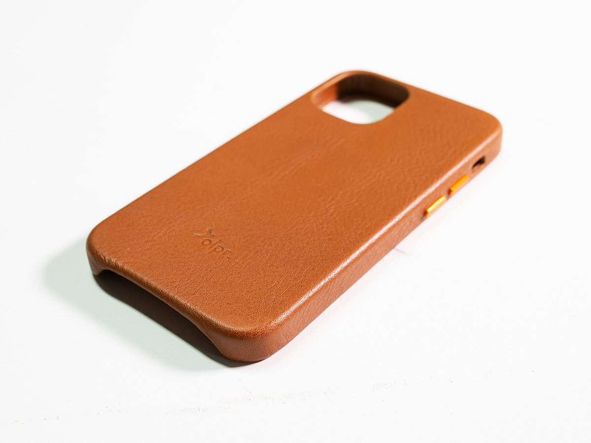 iPhone 12 Leather Case - Light Brown