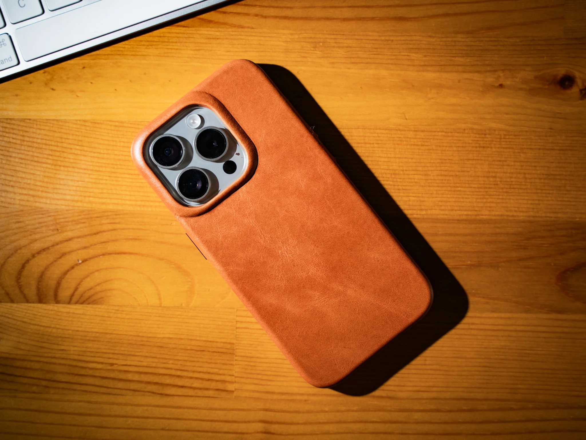 iPhone 17 Leather Case - Natural - Image 9