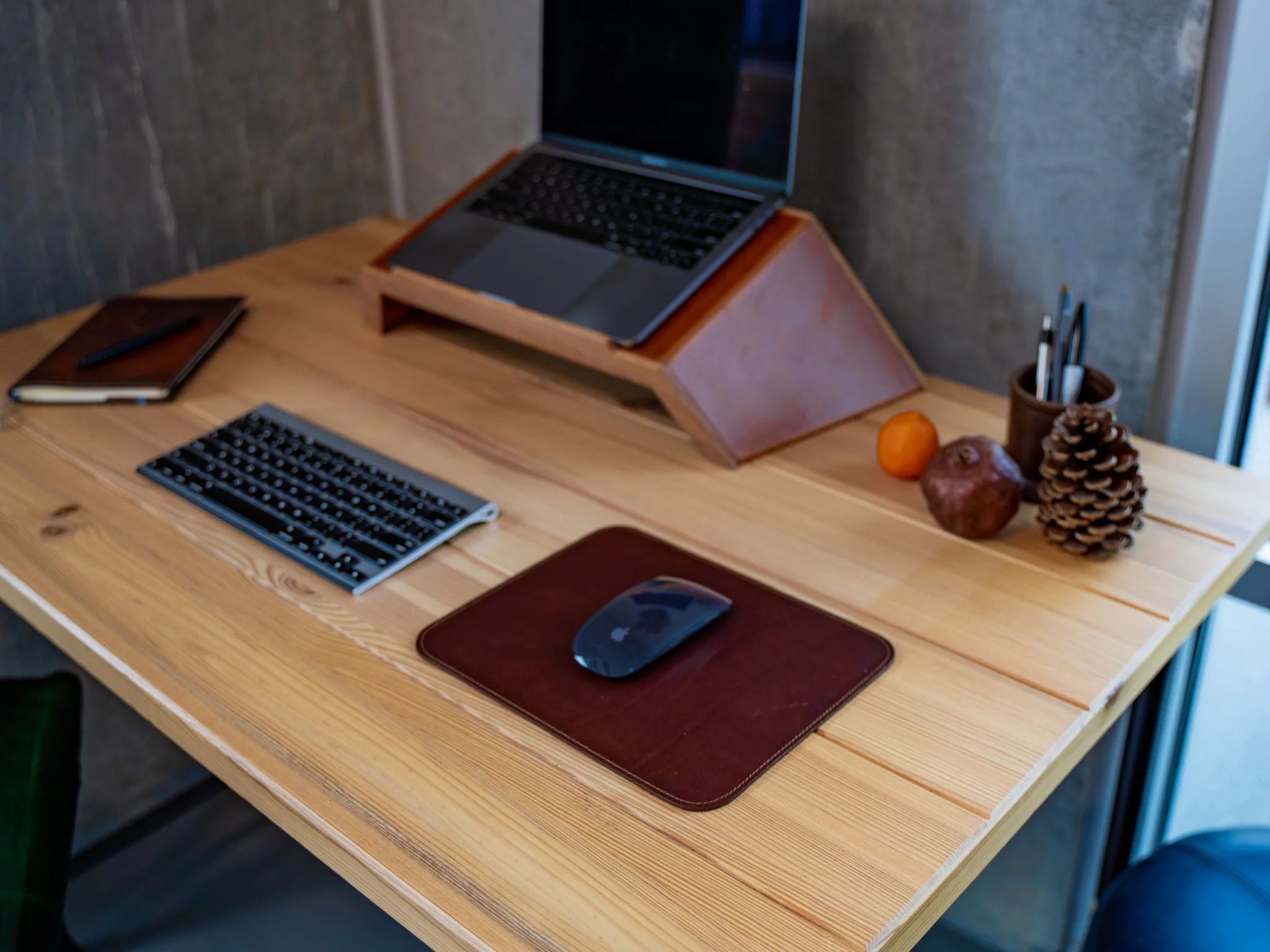 Leather Mouse Pad - Chestnut