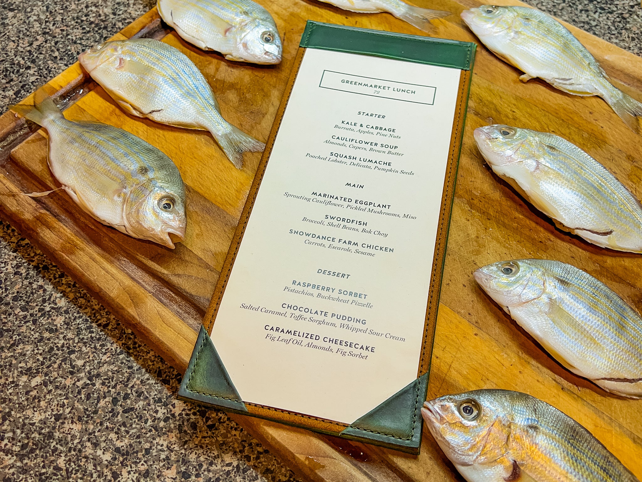 Menu Board - Green Moss